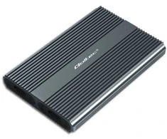 Qoltec korpusas | M.2 SSD disko vieta | SATA | NVMe | USB-C | DUAL 2 x 2 TB