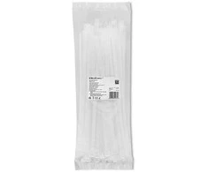 QOLTEC 52232 Daugkartinio naudojimo savaime užsifiksuojanti kabelio juosta 7,2x300 mm nailono UV Baltas