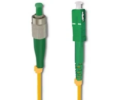 Qoltec FC/APC – SC/APC šviesolaidinis pataisos laidas | Vienmodis | 9/125 | G652D | Simplex | 15m