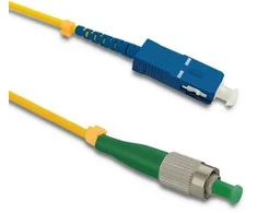 Qoltec FC/APC – SC/UPC šviesolaidinis pataisos laidas | Vienmodis | 9/125 | G652D | Simplex | 15m