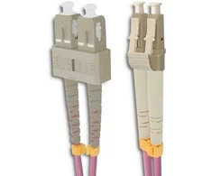 QOLTEC 54352 Qoltec Optic Patchcord LC/UPC - SC/UPC Multimode 50/125 OM4 Duplex 10m