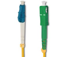 QOLTEC 54335 Qoltec Optic Patchcord LC/UPC-SC/APC vieno režimo 9/125 G652D Simplex 20m