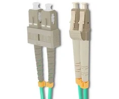 „Qoltec“ šviesolaidinis laidas LC/UPC - SC/UPC | Daugiarežimas | 50/125 | OM4 | Dvipusis | 5 m