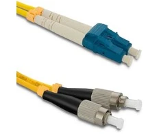 „Qoltec“ šviesolaidinis laidas LC/UPC - FC/UPC | Vienmodis | 9/125 | G652D | Dvipusis | 3 m