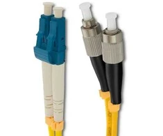 „Qoltec“ šviesolaidinis laidas LC/UPC - FC/UPC | Vienmodis | 9/125 | G652D | Dvipusis | 3 m
