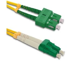 Qoltec OPTIX FIBER OPTIC PATCHCORD SM 5M DUPLEX 9/125, SC/APC-LC/APC 3MM