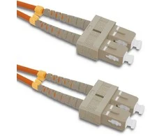 Qoltec SC/UPC šviesolaidinis pataisymo laidas - SC/UPC | Daugiarežimas | 50/125 | OM2 | Dvipusis | 3 m