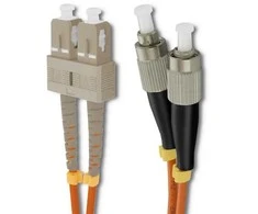 Qoltec SC/UPC - FC/UPC šviesolaidinis pataisos laidas | Daugiamodis | 50/125 | OM2 | Dvipusis | 5 m