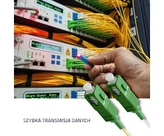 Qoltec optinio pluošto pigtail SC/APC 9/125 1m