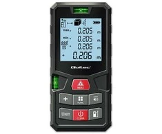 „Qoltec Precision“ skaitmeninis lazerinis atstumo matuoklis su nivelyru | su LCD ekranu | 120 m