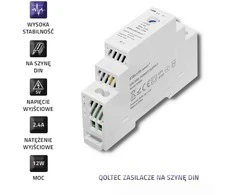 QOLTEC 50996 DIN rail power supply 12W 5V 2.4A