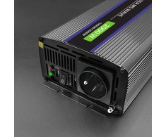 QOLTEC 51926 Monolitinis įtampos keitiklis 2000 MS Wave / 12V iki 230V / 1000/2000W / USB