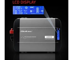 Qoltec Pure Sine Wave | 12V na 230V | 2000/4000W