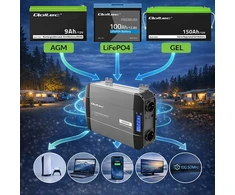Qoltec Pure Sine Wave | 12V na 230V | 1500/3000W