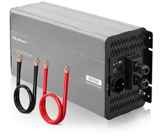 Qoltec Przetwornica napięcia Pure Sine Wave | 12V na 230V | 4000/8000W | USB | Kompatybilna su LiFePO4 GEL AGM
