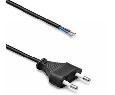 Qoltec Kabelis zasilający CEE 7/16 (C) | 2x0.75 mm² | miedź Cu | odizolowany lutowany | 1.8m