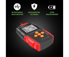 Qoltec skaitmeninis akumuliatoriaus testeris su LCD ekranu | 12V | 24V | 3Ah-200Ah