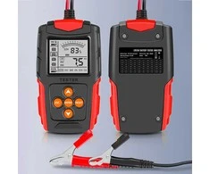 Qoltec skaitmeninis akumuliatoriaus testeris su LCD ekranu | 12V | 24V | 3Ah-200Ah
