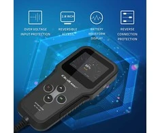 „Qoltec“ skaitmeninis akumuliatorių testeris 3in1 su LCD ekranu | Angliškas meniu | 6V | 12V | 24V | 10Ah–200Ah