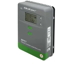 Qoltec Solarny regulator ładowania MPPT su czujnikiem temperatury 60A |12V / 24V | LCD | Bluetooth | APP | GEL | LiFePO4