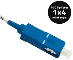 Qoltec Splitter 1x4 | SC/PC - SC/PC | G.657A | Singlemode | 0.9 mm