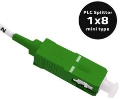 Qoltec Splitter 1x8 | SC/APC – SC/APC | G.657A | Vienmodis | 0,9 mm