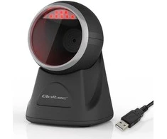Qoltec Stacionarus tikslus skaitytuvas, brūkšninio kodo ir QR 1D skaitytuvas | 2D