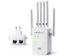 Maršrutizatorius „Qoltec“ „WiFi 5“ stiprintuvas | Kartotuvas | Prieigos taškas | AC1200 | 6 antenos | 2x RJ45 | 128 MB