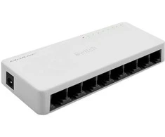 Šakotuvas Port Qoltec 52246 Tinklo jungiklis 8 x RJ45 prievadas | 100Mbps | LAN