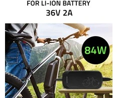 Elektrinio dviračio įkroviklis Qoltec 50332 36V 42V 2A