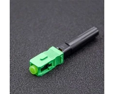QOLTEC 54498 SC APC fiber optic quick connector Singlemode 0.9mm Set of 10 pcs
