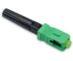 QOLTEC 54498 SC APC fiber optic quick connector Singlemode 0.9mm Set of 10 pcs