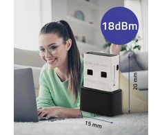Qoltec Ultrafast mini belaidis USB Wi-Fi adapteris AC 650Mbps