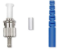 Qoltec ST optinio pluošto jungtis | Singlemode | 3.0mm | Montavimo rinkinys | 200 vnt