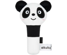 Akuku minkštas pliušinis žaisliukas/ barškutis Panda, A0706