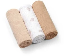 BabyOno vystyklai medvilniniai 3 vnt rudas 828/02 828/02