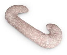 CebaBaby maitinimo pagalvė dżersej duo rožinė gėlės W-885-000-827
