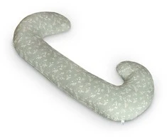 CebaBaby maitinimo pagalvė dżersej duo žalia gėlės W-885-000-826