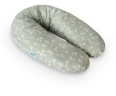 CebaBaby maitinimo pagalvė dżersej multi žalia gėlės W-880-000-826