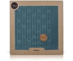 CebaBaby pledas Malibu megztas eglutė - digsniuotas, 90x90