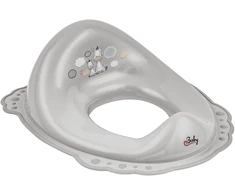 Maltex Baby klozeto sėdynė, neslystanti, Zebra, pilka / balta, 6463