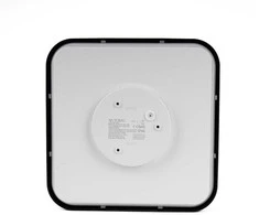 Lubinis šviestuvas V-tac 18W LED paviršinis šviestuvas, juodas, 4000K, IP44, kvadratinis, SAMSUNG LED chip