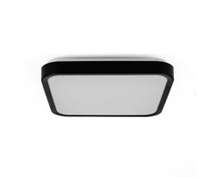 Lubinis šviestuvas V-tac 18W LED paviršinis šviestuvas, juodas, 6500K, IP44, kvadratinis, SAMSUNG LED chip
