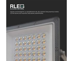 V-tac 50W LED prožektorius, pilkas, 3000/4000/6500K