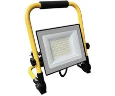 50W LED prožektorius su stovu, juodos/geltonos sp., 4000K, CREE LED chip