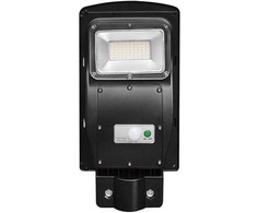 V-tac 6W LED gatvės šviestuvas su saulės baterija, juodas, 6000K