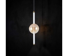8W LED pakabinamas šviestuvas, gintaro/baltos sp., 3000K