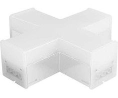 V-tac 12W LED X formos linijinio šviestuvo sujungimas, baltas, 4000K