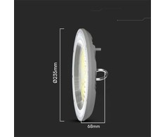 100W LED UFO sandėlio šviestuvas, pilkas, 3000/4000/6500K