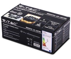 V-tac 0,60W lempučių juosta su EURO jungtimi, IP20. Laido ilgis 5m, 3000K (šiltai balta)